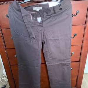 Loft dark brown Marisa pants size 2
